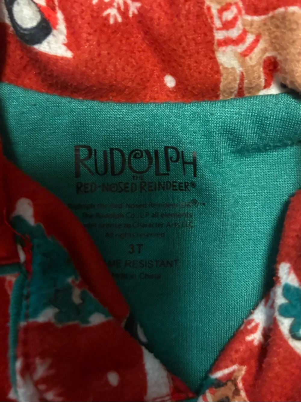 Toddler Christmas 2-Piece Pajama, Rudolph The Red-Nosed Reindeer, 3T